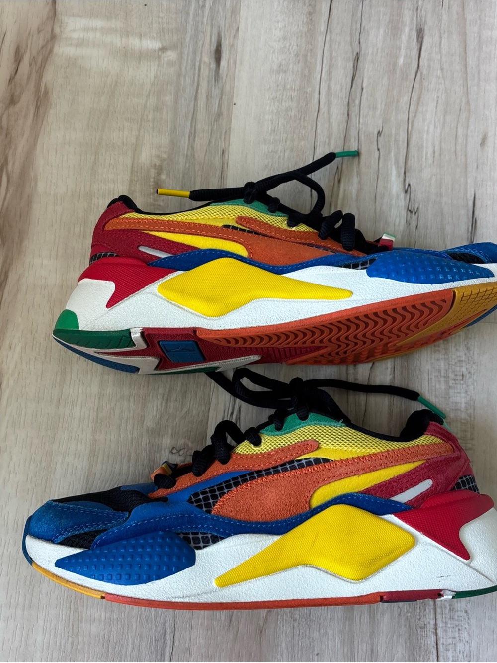 Puma Rubiks Cube Kids Multicolor sneakers size 5c